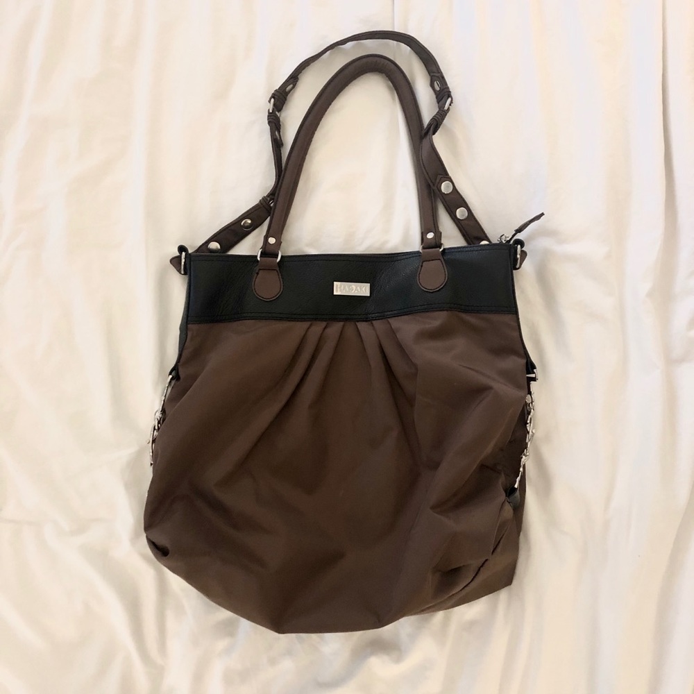Hadaki Large Shoulder Bag Black/Brown